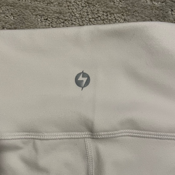 PopFlex Highness Legging (discontinued) size 12 Semi-mesh in Cloud (white) - Picture 8 of 9